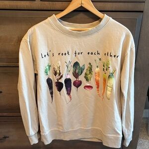 Comfort Colors "Let's Root for Each Other" Root Vegetable Sweatshirt